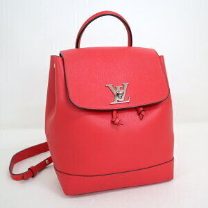Louis Vuitton Lockme Backpack Taurillon Leather Red